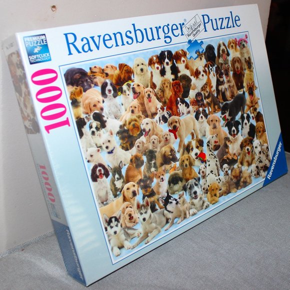 Ravensburger Games 355 New Ravensburger Dogs Galore Puzzle Portraits De Chiens Jane Burton